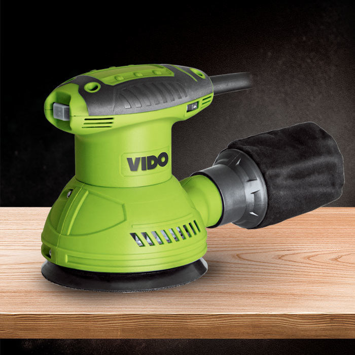 Copper Motor 13000/Min 320W Random Orbit Sander,Anti-dust switch for complicated working environments